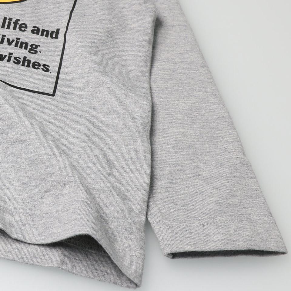 スマイルプリント長袖Ｔシャツ