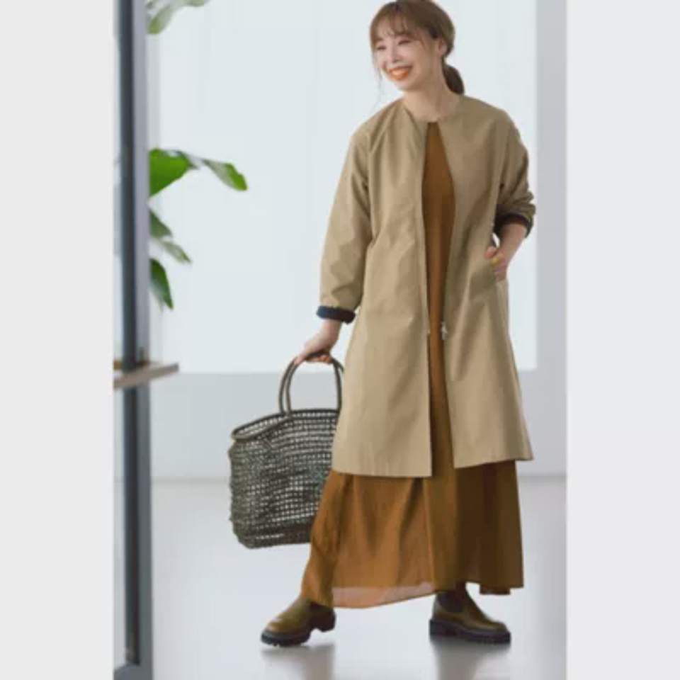 【TAION】コラボ　洗えるインナーダウンベスト付3WAYコート