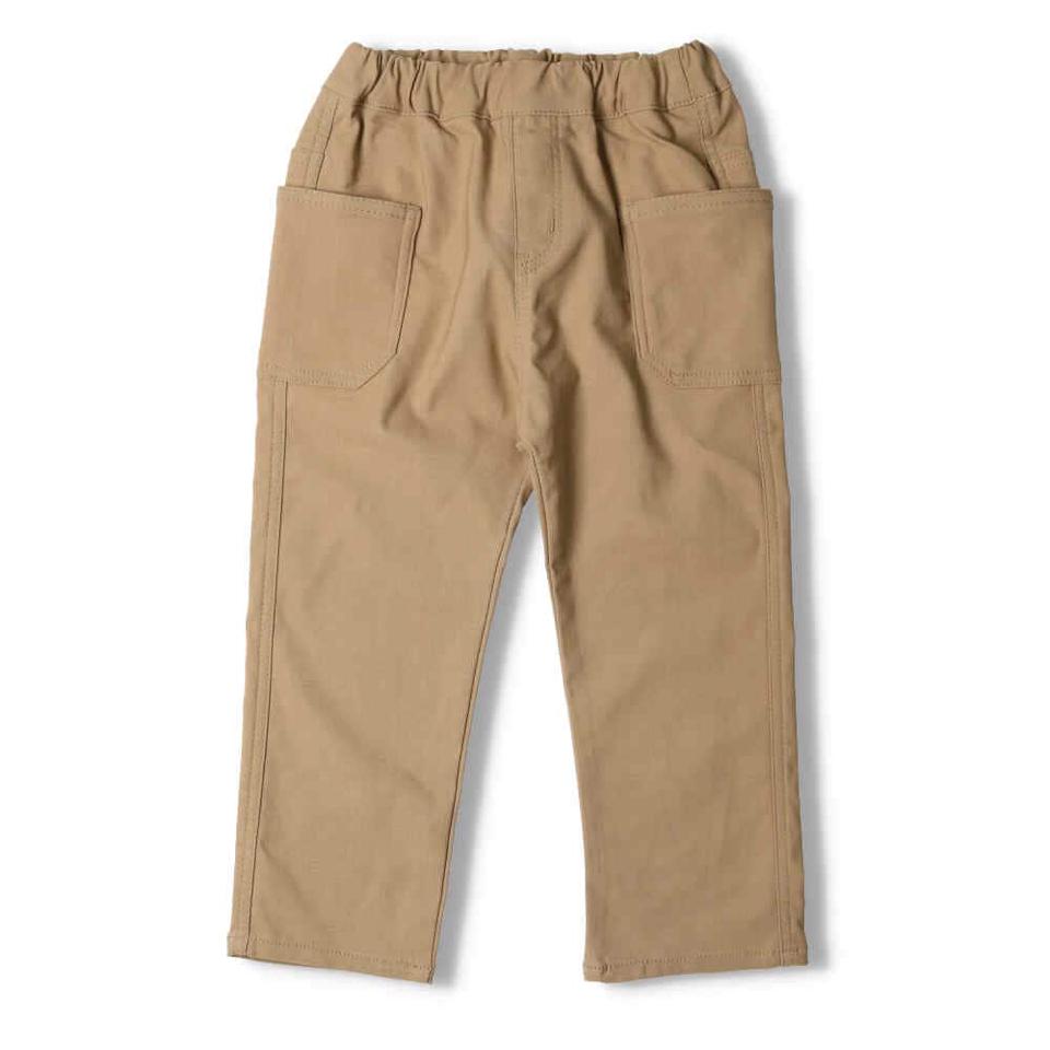 ストレッチツイル撥水加工無地長パンツ
