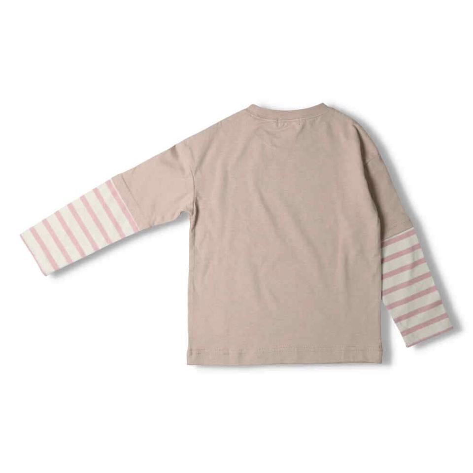 袖切替ロゴプリントＴシャツ