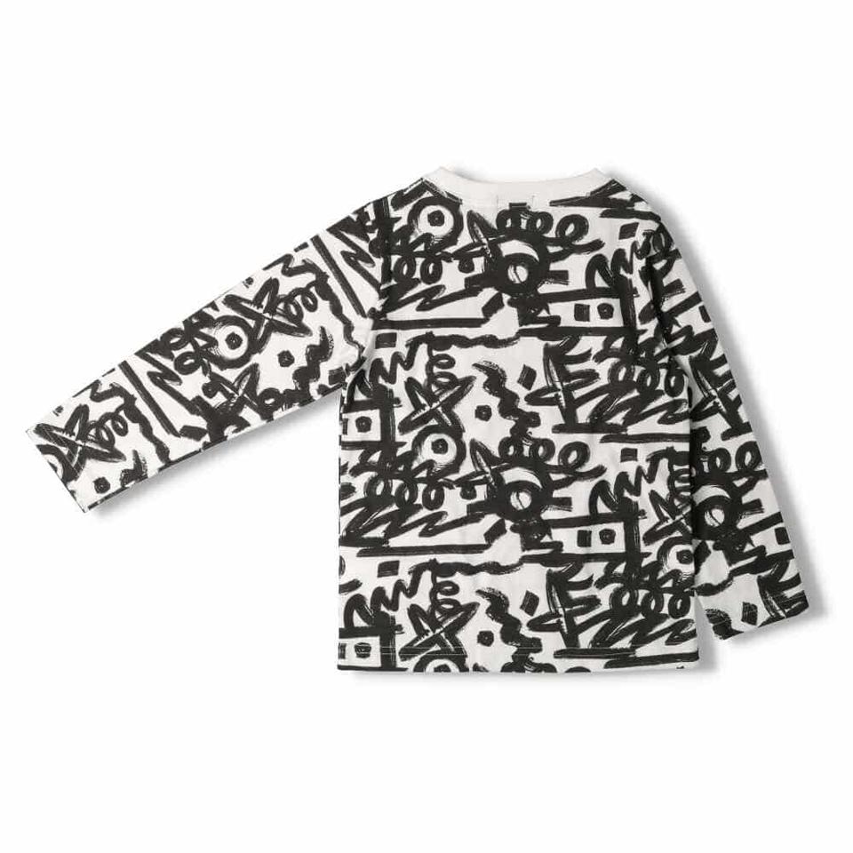 アート柄プリントＴシャツ