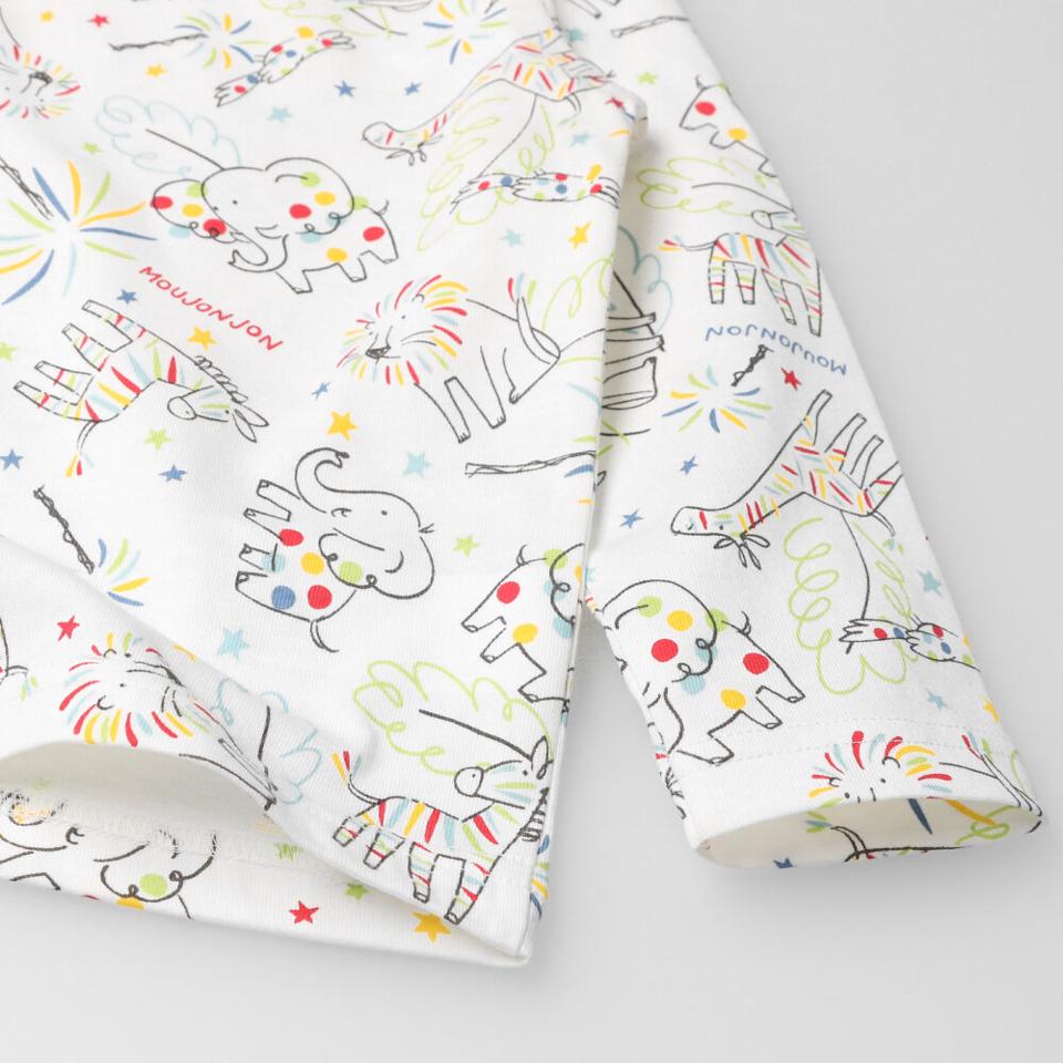 動物・恐竜総柄長袖Ｔシャツ