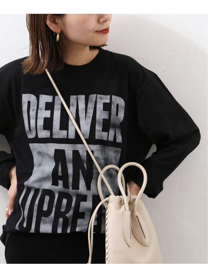 ブロックロゴロングTシャツ◆
