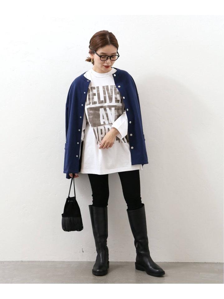 ブロックロゴロングTシャツ◆