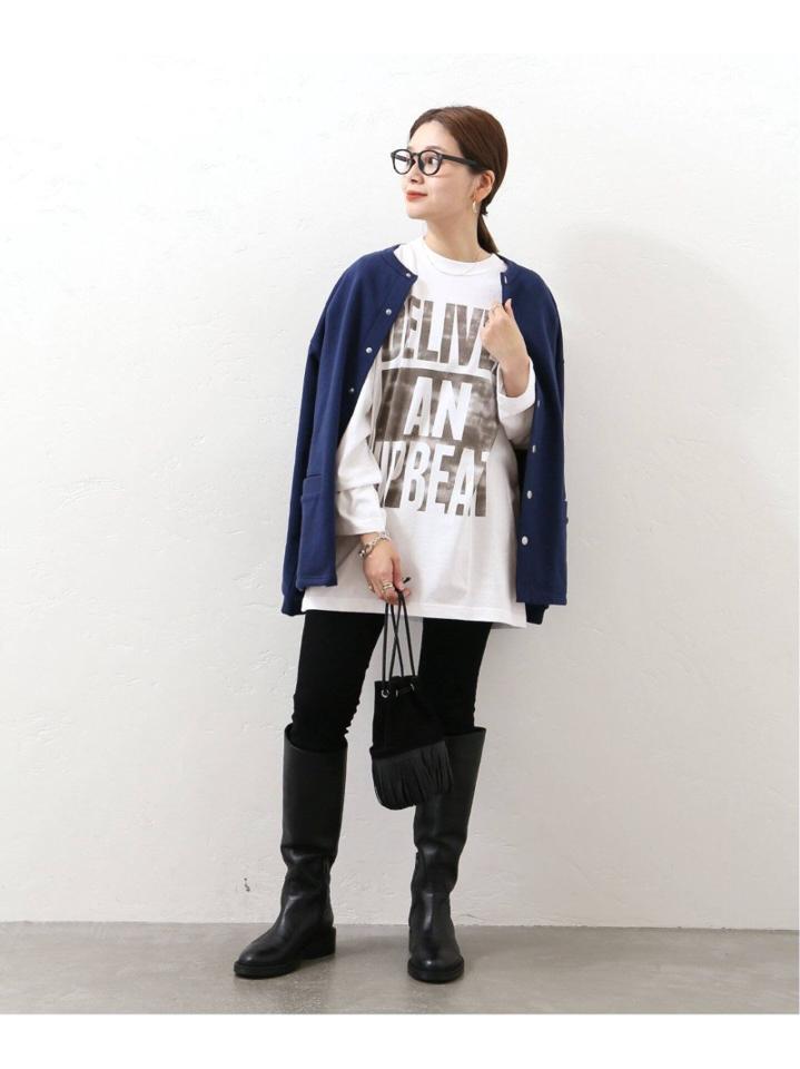 ブロックロゴロングTシャツ◆
