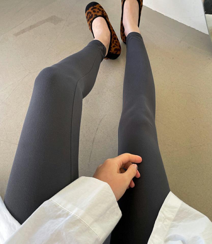 ハイウエストレギンス・全4色・b71543 レディース 【pt】レギンス パンツ ズボン ハイウエスト 単色 無地 シンプル ベーシック 大人 カジュアル ラフ 秋 冬 春 韓国ファッション ハイホリHIHOLLI