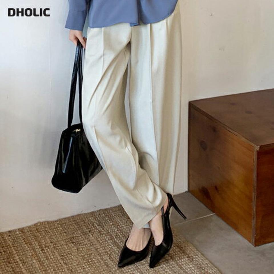 ツータックテーパードスラックス・全4色・t00032 レディース 【pt】韓国ファッション ボトムス ロング ロングパンツ スラックスパンツ スラックス ツータック テーパード ワイド ハイウエスト 無地 シンプル カジュアル 秋 冬