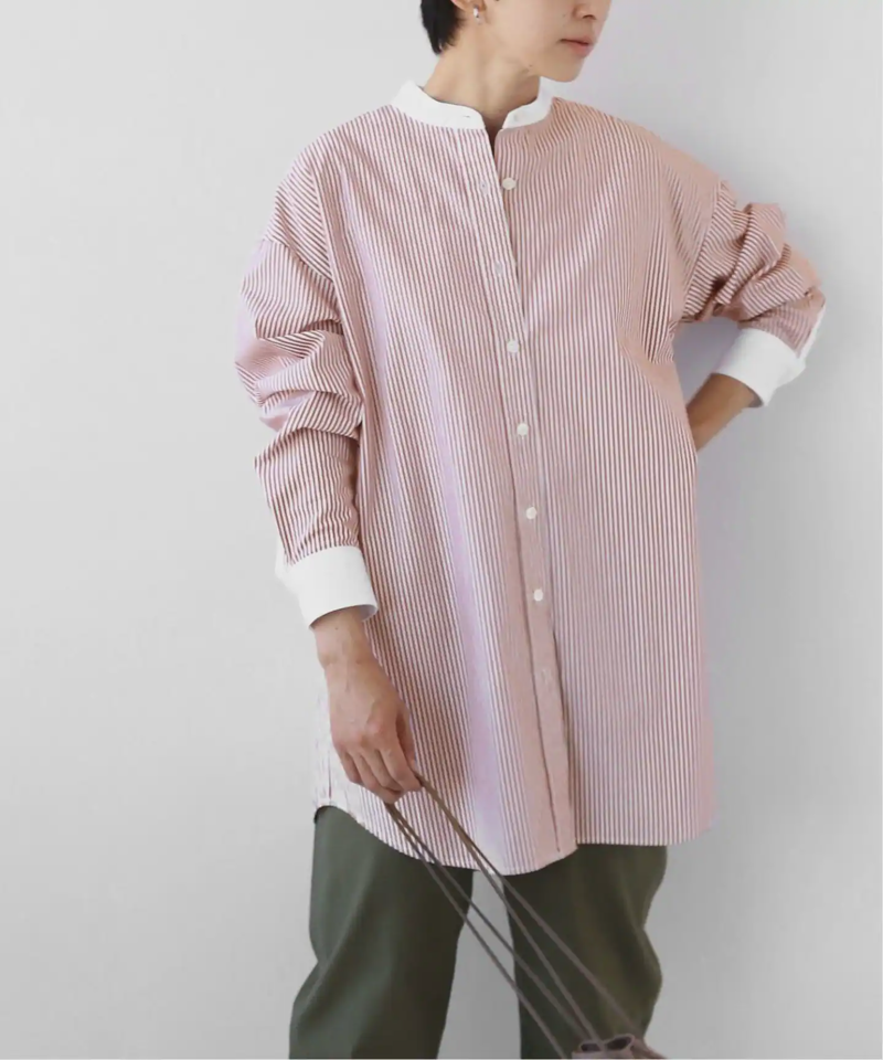 《追加》タイプライタークレリックロングシャツ◆（JOURNAL STANDARD relume）