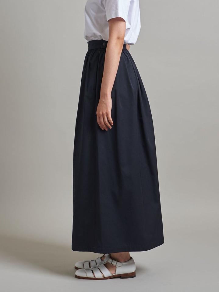 <LOEFF(ロエフ)>TC カルゼ ギャザー マキシスカート（LOEFF）