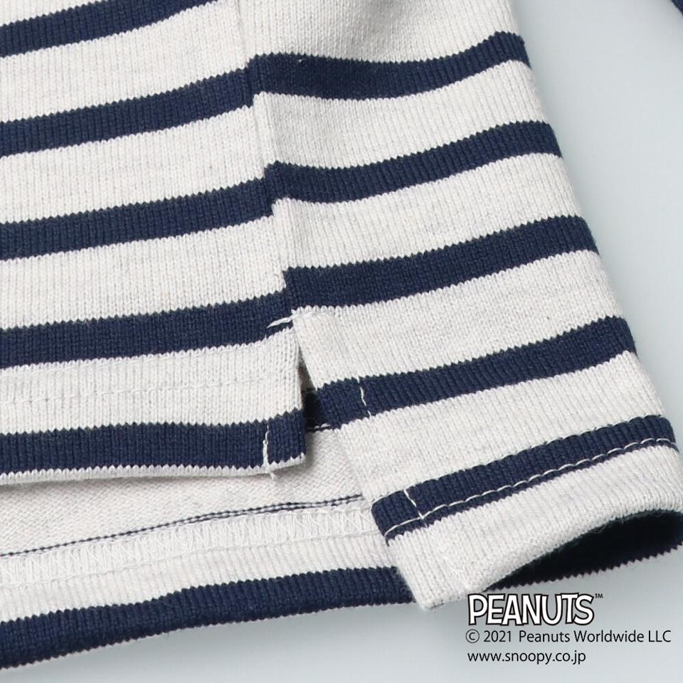 【PEANUTS】大人・ママ用 スヌーピー刺繍Ｔシャツ