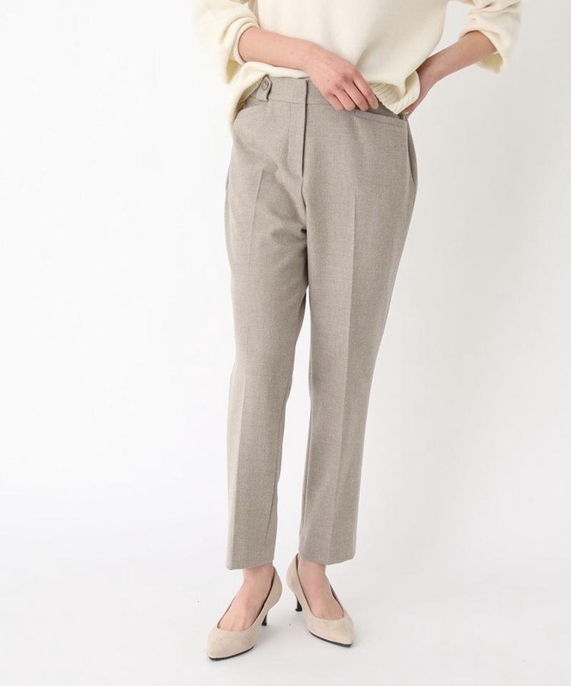 起毛ストレッチテーパードパンツ