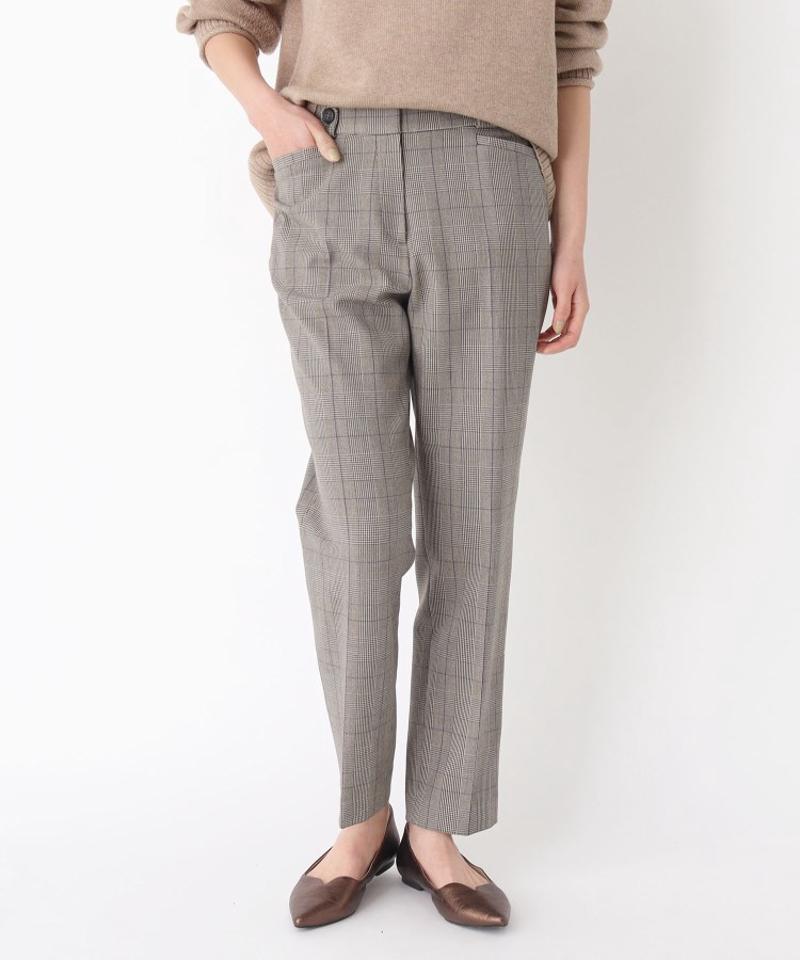 起毛ストレッチテーパードパンツ