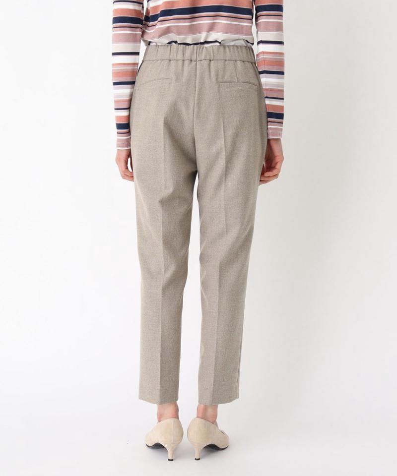 起毛ストレッチテーパードパンツ