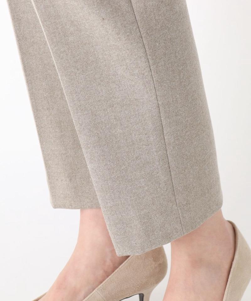 起毛ストレッチテーパードパンツ