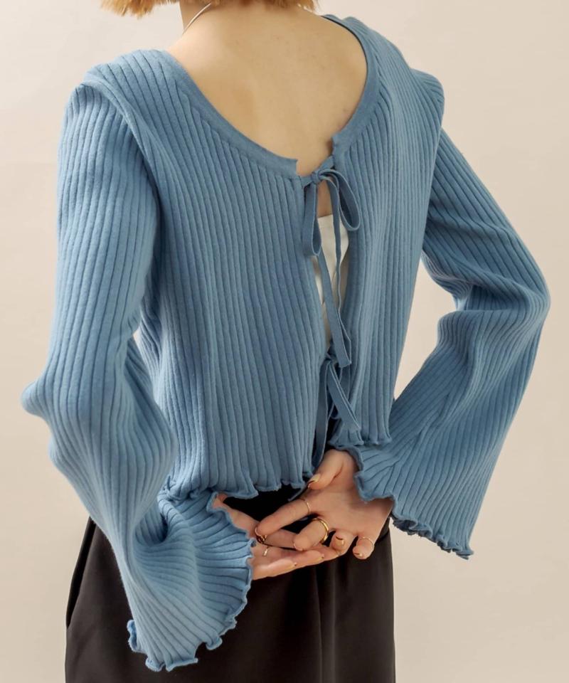 [mline] リボンカーディガン