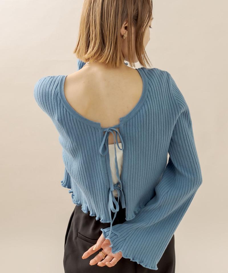 [mline] リボンカーディガン