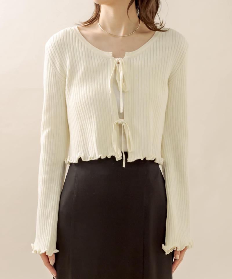 [mline] リボンカーディガン