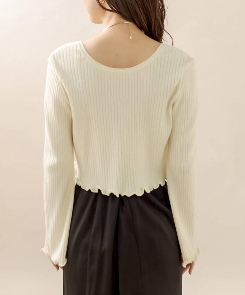 [mline] リボンカーディガン