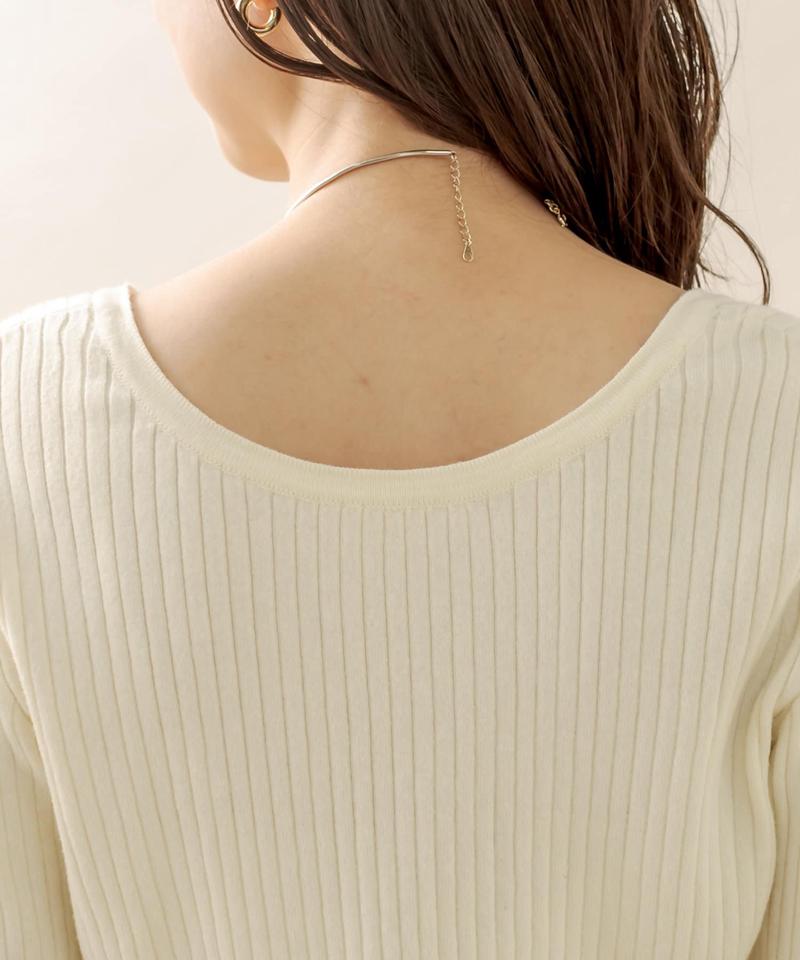 [mline] リボンカーディガン