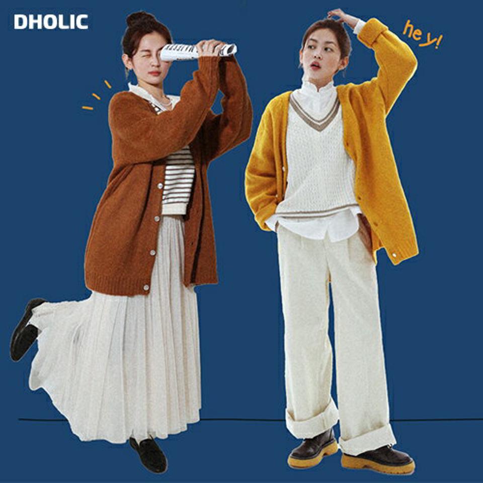 【10%OFF】ウール混Vネックロングカーディガン・全4色・n00044 レディース 【cd】韓国ファッション トップス カーディガン カーデ 長袖 Vネック ウール混 ロング丈 大人 ボタン ソフトタッチ ニットカーディガン 無地 シンプル カジュアル 体型カバー 秋 冬【cdセール】