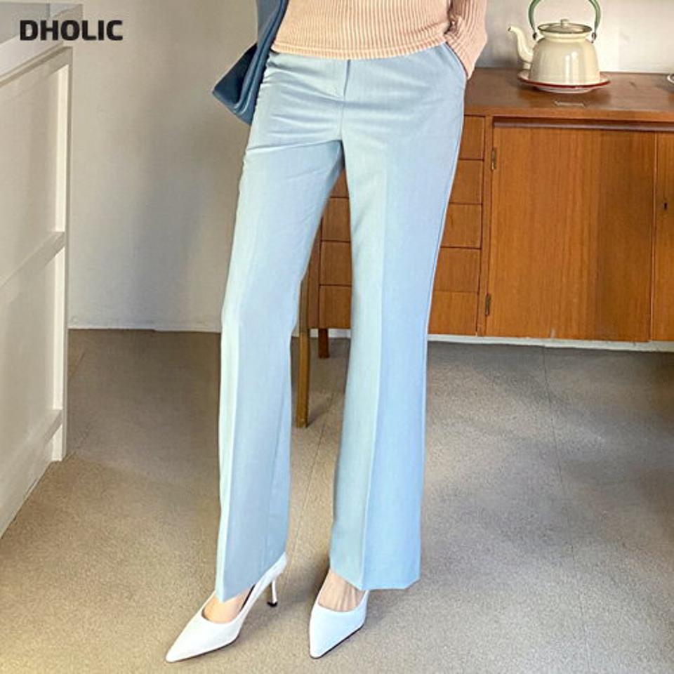 フレアスラックスパンツ・全4色・t63313 レディース 【pt】韓国ファッション ボトムス ロング ロングパンツ スラックスパンツ スラックス フレア ハイウエスト 無地 ベーシック シンプル 体型カバー フェミニン カジュアル 高級感 秋 冬