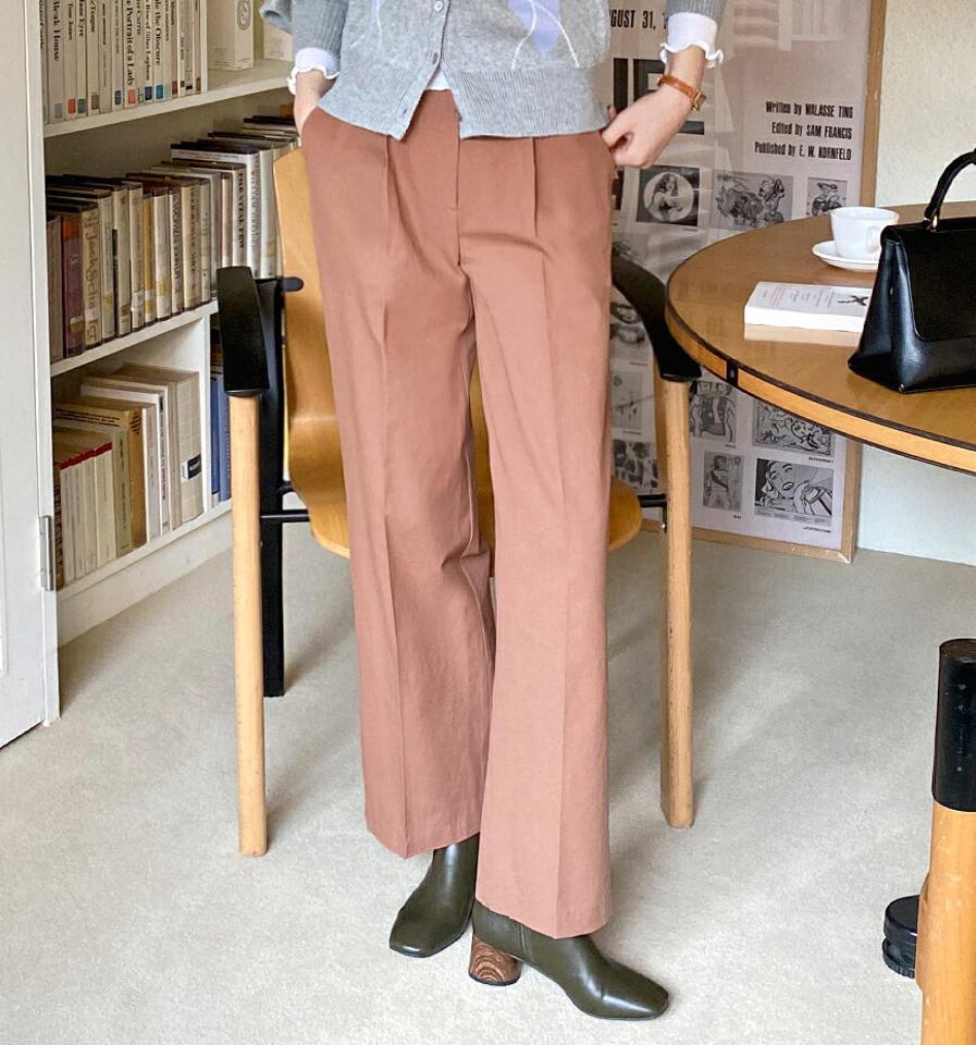 ハイウエストワイドスラックス・全3色・t71599 レディース 【pt】スラックス パンツ ズボン ロングパンツ フロントタック ワイドパンツ ハイウエスト 単色 無地 シンプル 大人 オフィスカジュアル 秋 冬 春 韓国ファッション ハイホリHIHOLLI