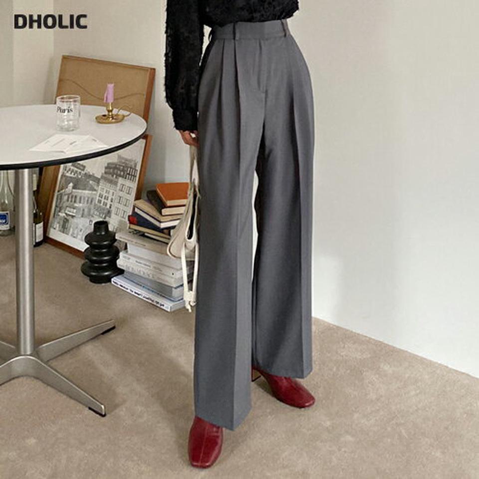 ≪人気商品再入荷≫ワイドスラックスパンツ・全6色・t00143 レディース 【pt】韓国ファッション ロング ロングパンツ スラックスパンツ スラックス ワイド ストレート ツータック ベルトループ 無地 シンプル 結婚式 フェミニン 秋 冬 春