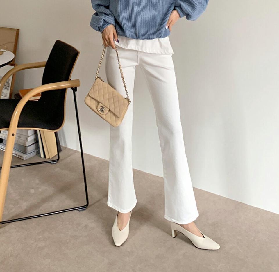 ≪人気商品再入荷≫シークレットゴムフレアパンツ・全3色・t00174 レディース 【pt】韓国ファッション ボトムス ロング ロングパンツ シークレットゴム フレアパンツ ベルトループ ブーツカット 無地 シンプル フェミニン カジュアル 秋 冬