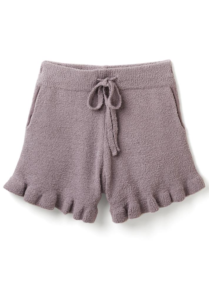 VネックカーディガンXリボンフリルショートパンツセットアップ