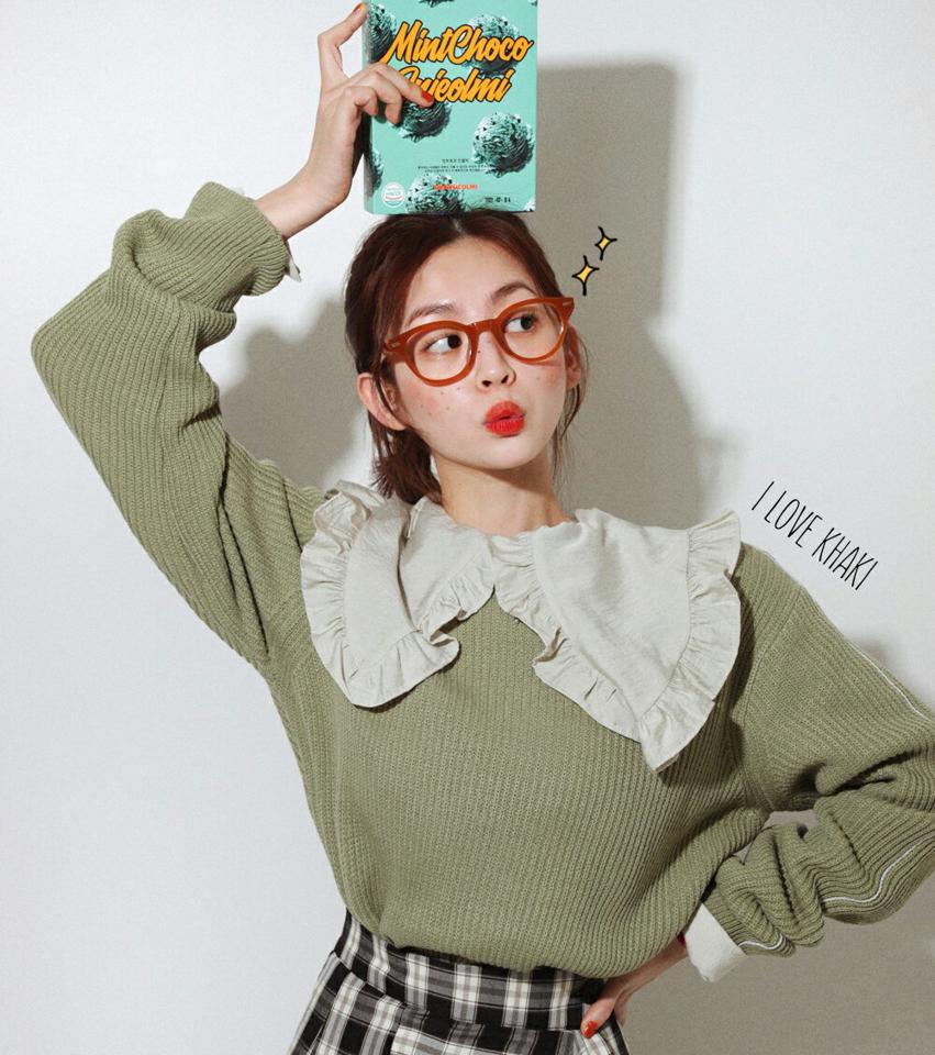 【新作10%OFF】ステッチラインオーバーフィットニット・全5色・a00107 レディース 【tops】韓国ファッション トップス ニット 大人 長袖 ラウンドネック ステッチ オーバーサイズ ルーズ シンプル 体型カバー フェミニン カジュアル 秋 冬