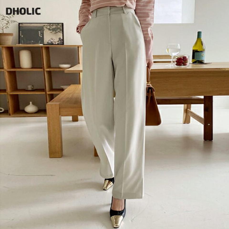 スリットワイドスラックス・全3色・t71666 レディース 【pt】スラックス パンツ ズボン ロングパンツ ワイドパンツ スリット 単色 無地 シンプル ベーシック 大人 オフィスカジュアル きれいめ 春 秋 冬 韓国ファッション ハイホリHIHOLLI