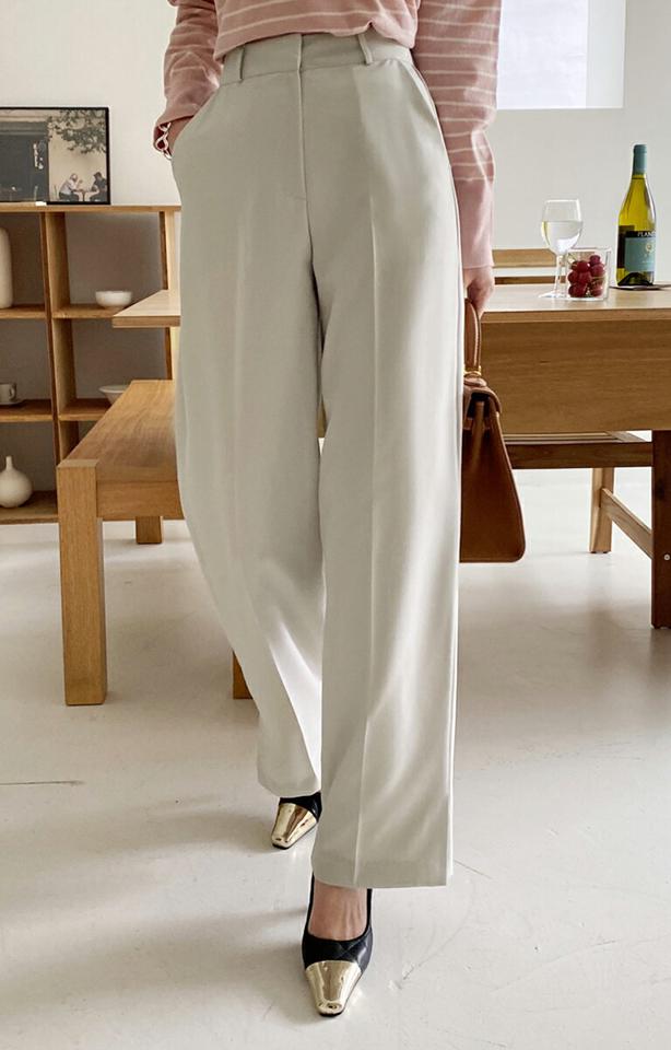 スリットワイドスラックス・全3色・t71666 レディース 【pt】スラックス パンツ ズボン ロングパンツ ワイドパンツ スリット 単色 無地 シンプル ベーシック 大人 オフィスカジュアル きれいめ 春 秋 冬 韓国ファッション ハイホリHIHOLLI