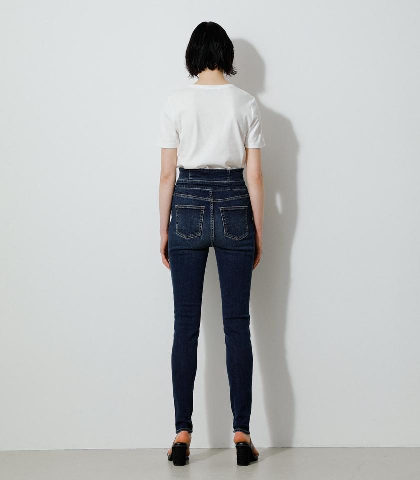 NARROW HIGH WAIST DENIM SKINNY/ナローハイウエストデニムスキニー