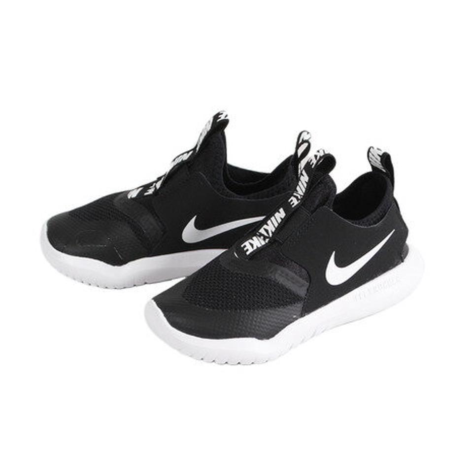 ナイキ（NIKE）（キッズ）フレックス ランナー TD ブラック ホワイト 黒 白 AT4665 001 ジュニア ベビー キッズ スニーカー 紐なし 子供靴 通園