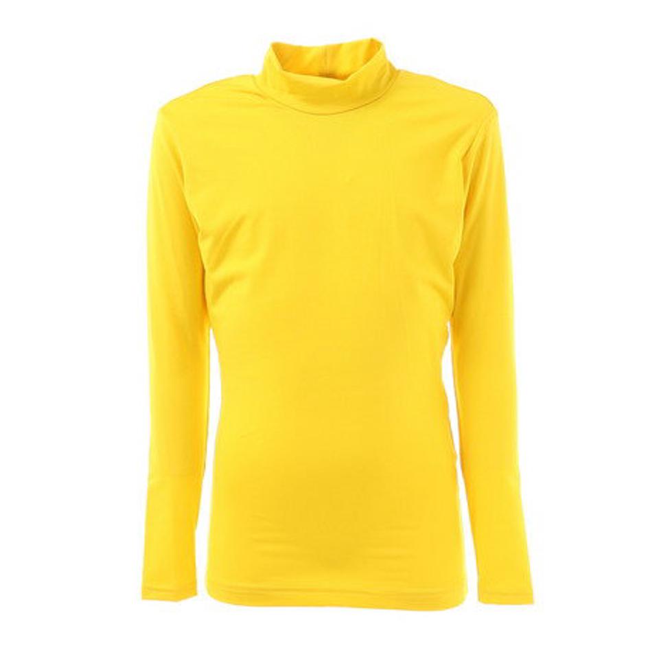 【2点以上購入で10%OFFクーポン有 4/21迄】パフォーマンスギア（PG） サッカー ジュニア インナー ストレッチハイネック長袖 シャツ 742PG9ES4531 黄色 （キッズ）