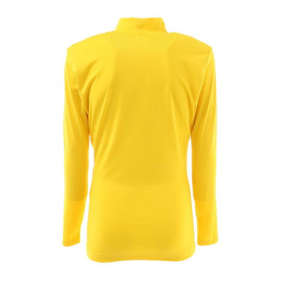 【2点以上購入で10%OFFクーポン有 4/21迄】パフォーマンスギア（PG） サッカー ジュニア インナー ストレッチハイネック長袖 シャツ 742PG9ES4531 黄色 （キッズ）