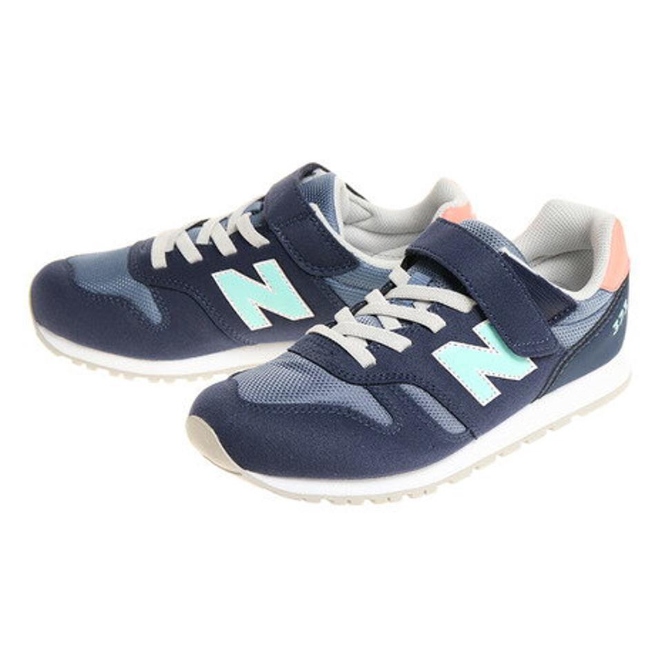 ニューバランス（new balance） スニーカー ネイビー ピンク YV373CT2M ジュニア スポーツシューズ 靴 シューズ （キッズ）