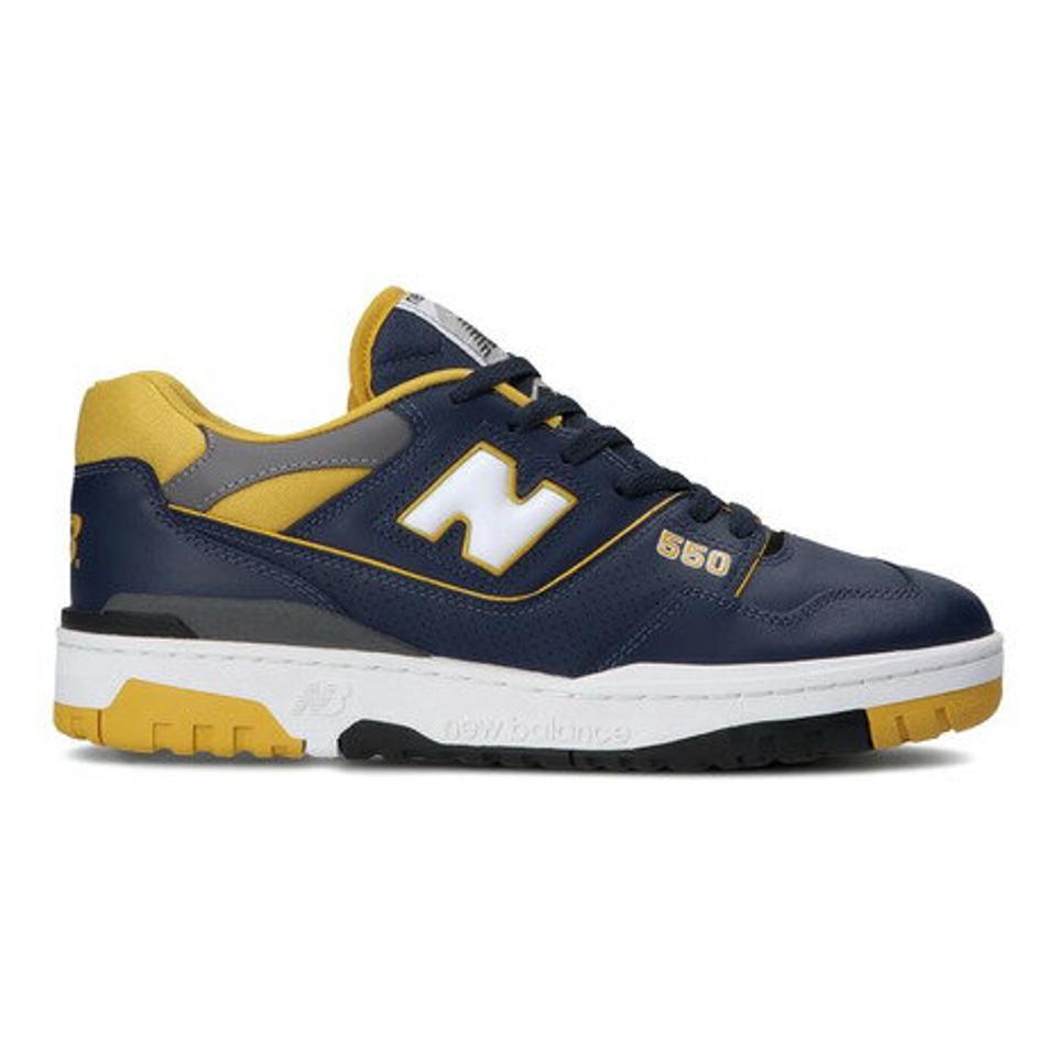 【20%OFFクーポン対象 8/11まで】ニューバランス（new balance） スニーカー ネイビー イエロー BB550 MA1D スポーツシューズ 靴 シューズ 街履き おしゃれ 人気 （メンズ、レディース）