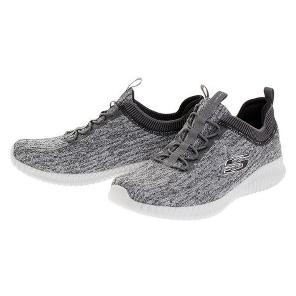 スケッチャーズ(SKECHERS)(メンズ)エリート フレックス ハートネル グレー 52642-GYBK カジュアルシューズ ウォーキング スニーカー スリッポン 運動靴