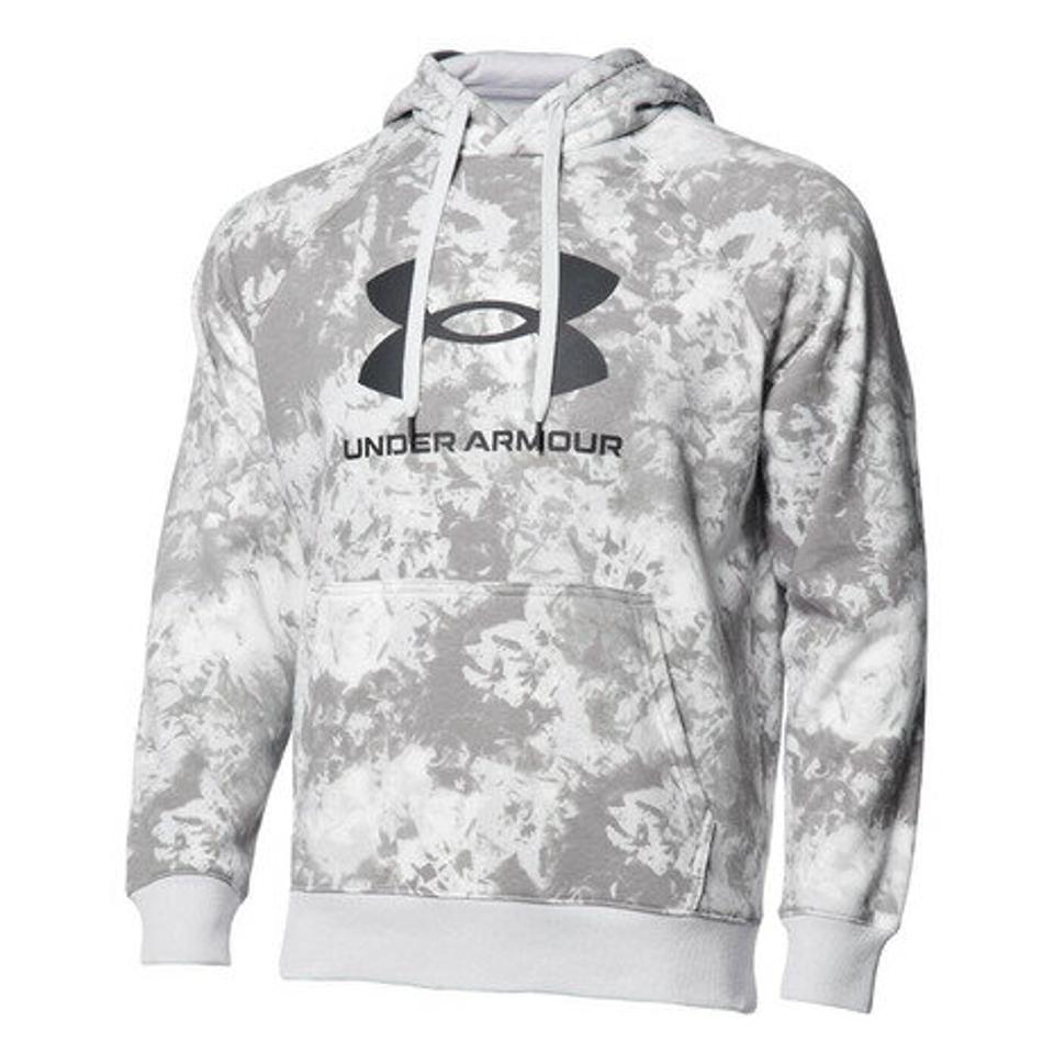 アンダーアーマー（UNDER ARMOUR） スウェット ライバルフリース フーディー ビッグロゴ プリント 1368932 011 トレーナー （メンズ）