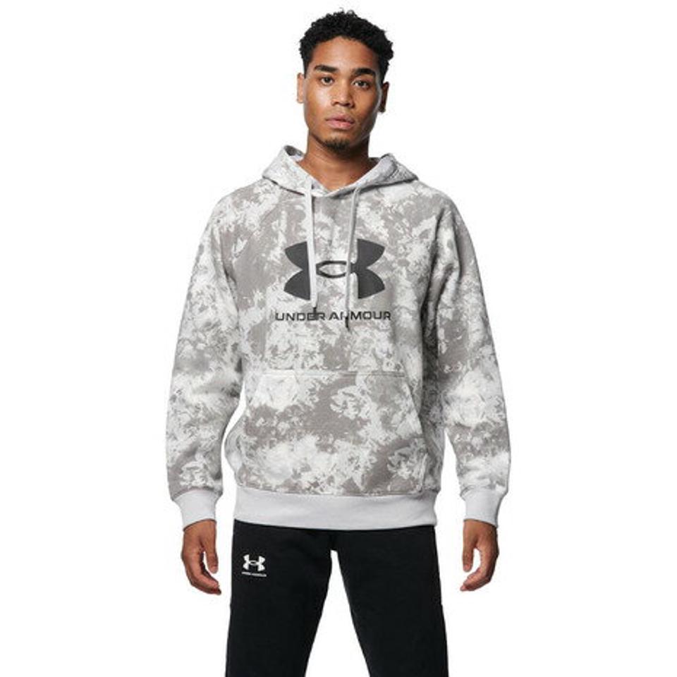 アンダーアーマー（UNDER ARMOUR） スウェット ライバルフリース フーディー ビッグロゴ プリント 1368932 011 トレーナー （メンズ）