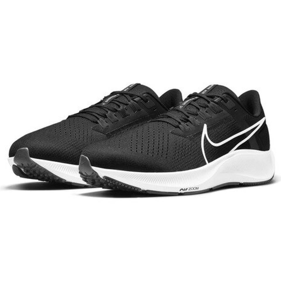 ナイキ(NIKE) エア ズーム ペガサス 38 4E ブラック ホワイト 黒 白 CZ1815-002 ランニングシューズ 靴 スポーツ スニーカー ジョギング 幅広 (メンズ)