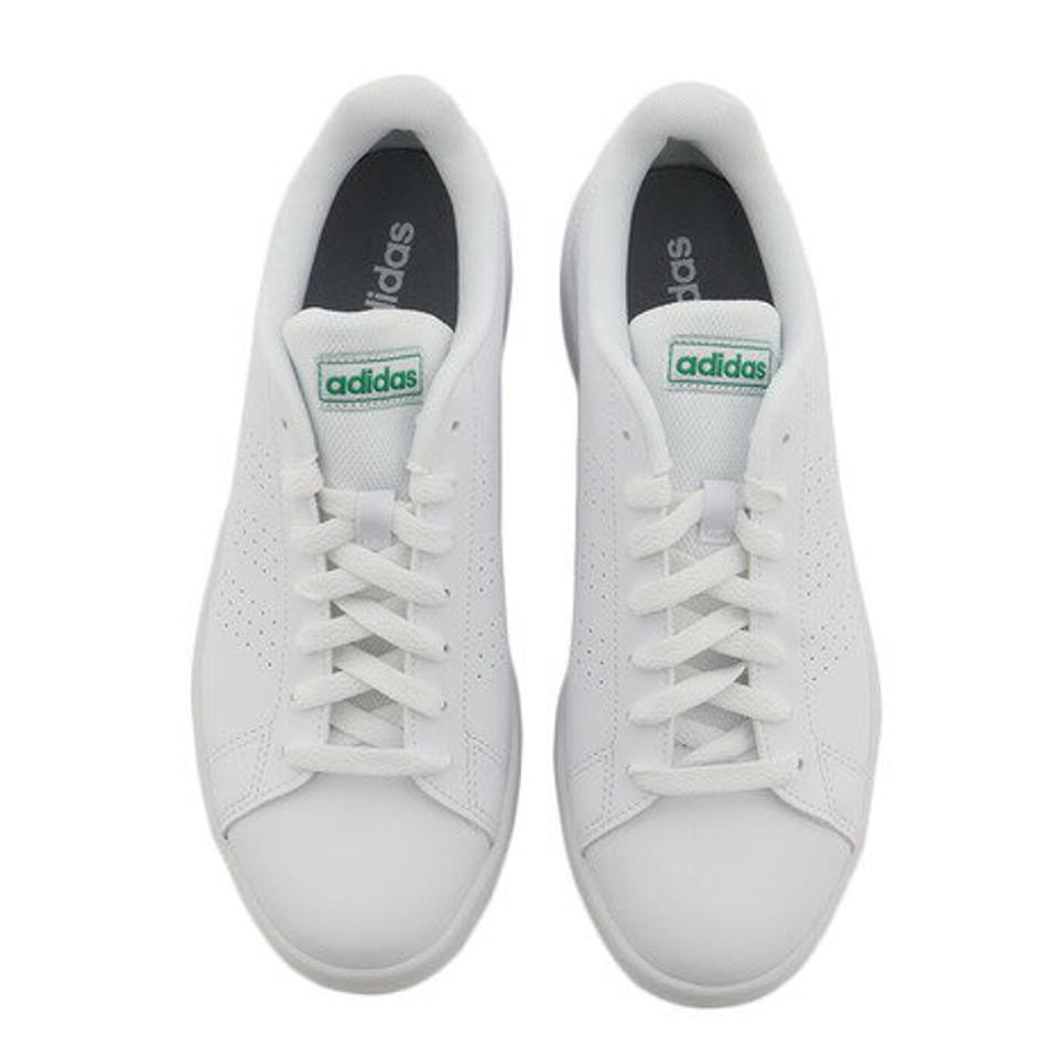 アディダス（adidas）（メンズ） アドバンコート ベース 黒 ブラック 白 ホワイトグリーン EE7690 EE7693 通学 学生 通勤 スニーカー メンズ ランニング ジム