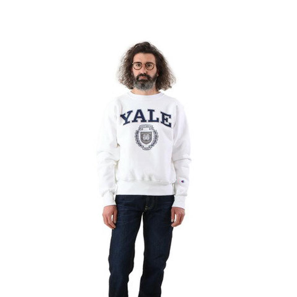 チャンピオン-ヘリテイジ（CHAMPION-HERITAGE） USA　YALE　クルーネックシャツ C5-U006 010 （メンズ）