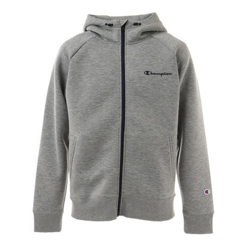 チャンピオン（CHAMPION） テックウィーブ 3LSジップフーデッドスウェットシャツ C3-US103 070 （メンズ）