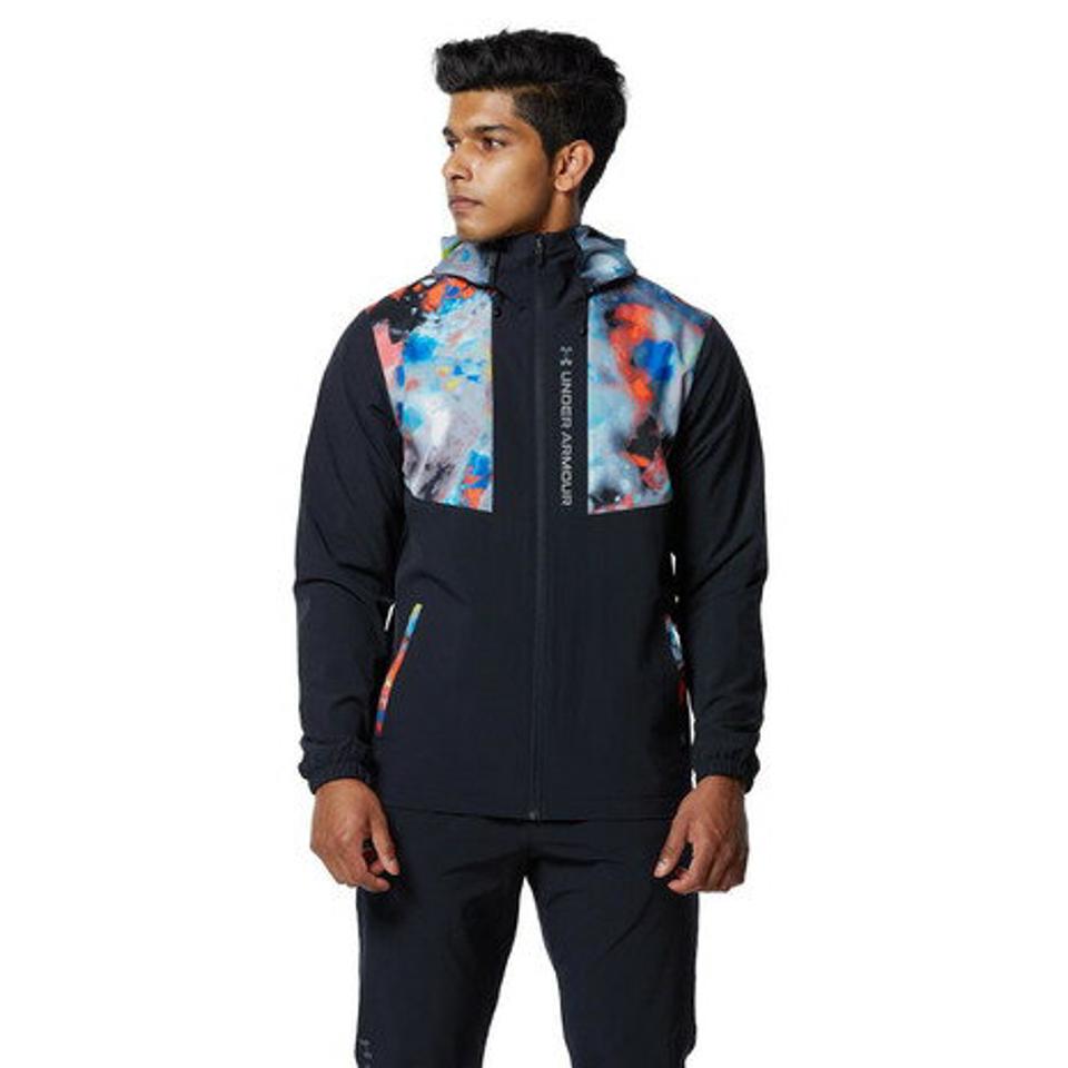 アンダーアーマー（UNDER ARMOUR） トリコット ライン ウーブン ジャケット 1368950 002 （メンズ）