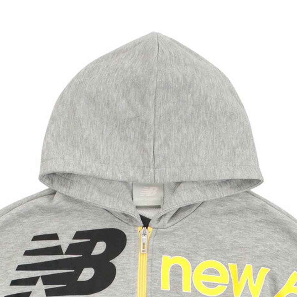 【20%OFFクーポン有 3/31迄】ニューバランス（new balance） スウェットフルジップフーディ JJJP0918HGR オンライン価格 （キッズ）