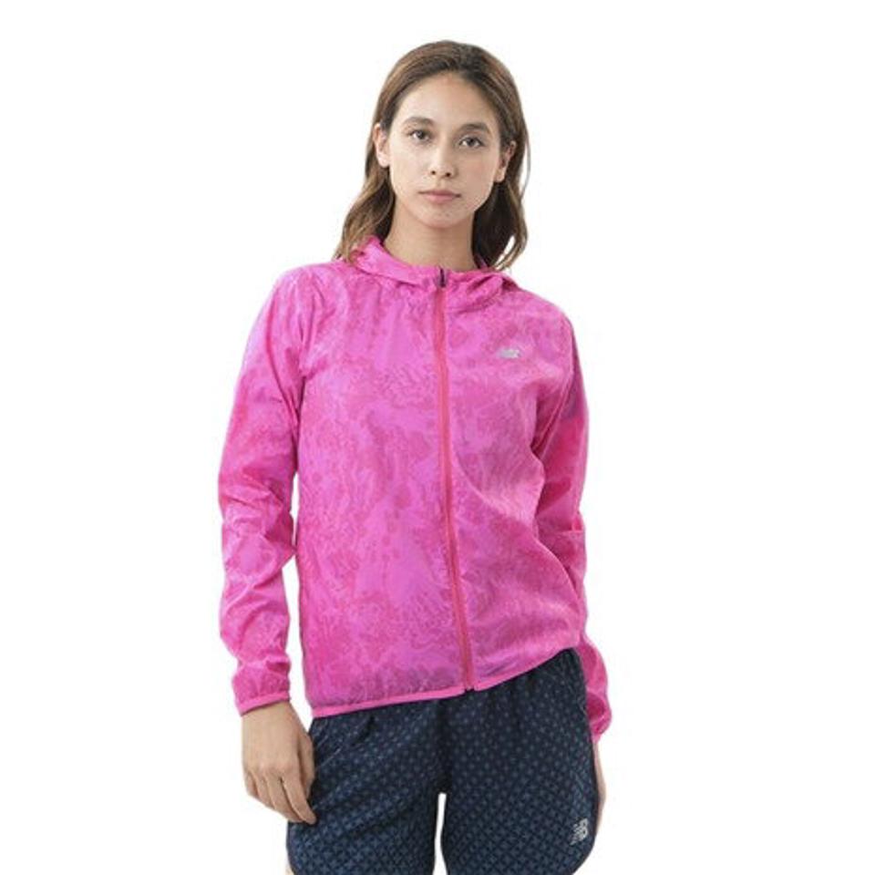 【20％OFFクーポン対象！6/11まで】ニューバランス（new balance）（レディース）ジャケットレディース ランニングウェア パッカブル JWJR0015FUS