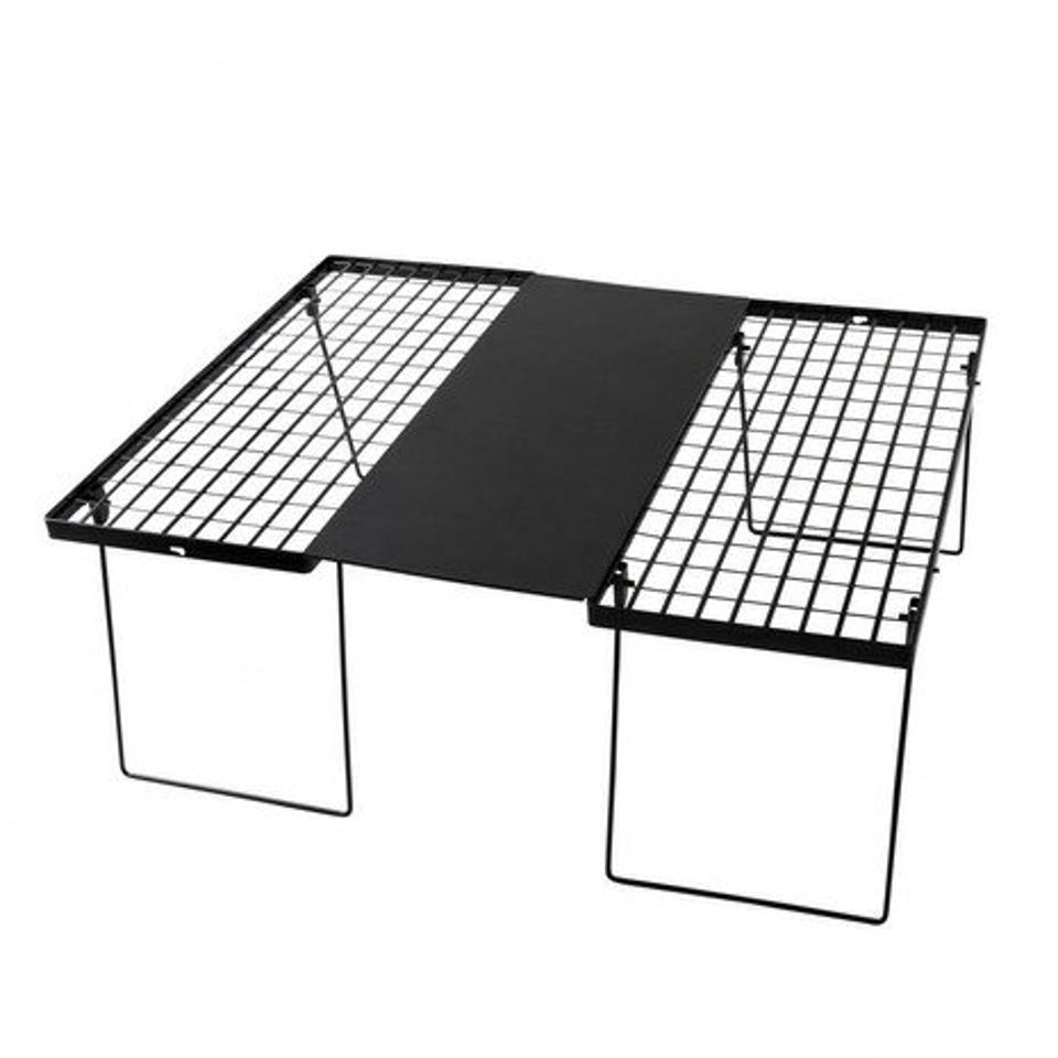 ホールアース（Whole Earth） マルチメッシュオーバーライドテーブル+ ブラック WE23DB42 BLK フィールドラック 棚 ラック テーブル アウトドア キャンプ