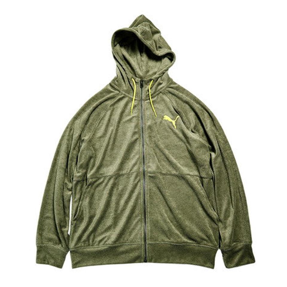 プーマ（PUMA）（メンズ、レディース）SUPER PUMA フードパイル ジャケット 589904 02 OLV